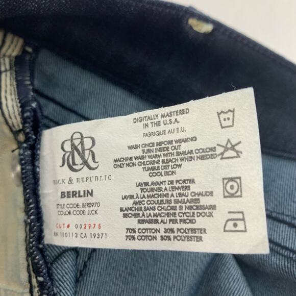 Rock & Republic Womens Rock & Republic Berlin Jeans Size 32 - Picture 6 of 15